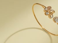Kaya Polki And Diamond Bangle