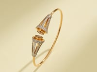 Sia Polki And Diamond Bangle