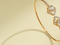Tara Polki And Diamond Bangle