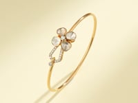 Jiya Polki And Diamond Bangle