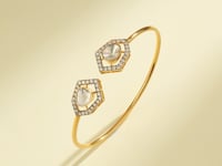 Navya Polki And Diamond Bangle
