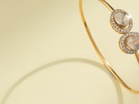 Inaya Polki And Diamond Bangle