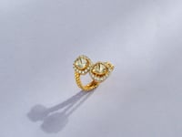 Elise Polki And Diamond Ring