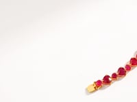 Ishika Ruby Loose Bracelet