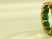 Vinita Emerald Hoops