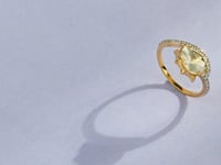 Alisha Polki And Diamond Ring