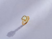 Rosa Polki And Diamond Ring