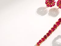 Kashish Ruby Loose Bracelet