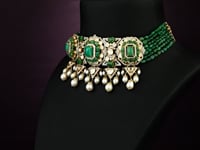 Yasna Polki And Diamond Choker