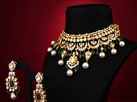 Ella Polki And Diamond Necklace