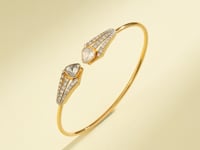 Isha Polki And Diamond Loose Bracelet