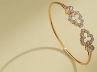 Kyra Polki And Diamond Loose Bracelet
