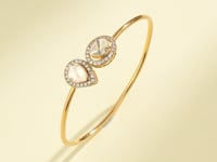 Inaya Polki And Diamond Bangle
