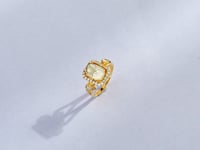 Jivika Polki And Diamond Ring