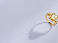 Jivika Polki And Diamond Ring