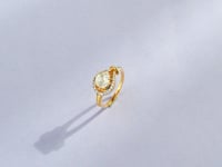 Sasha Polki And Diamond Ring