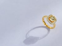 Leona Polki And Diamond Ring