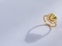 Eshani Polki And Diamond Ring