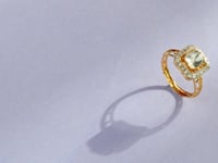 Rosa Polki And Diamond Ring