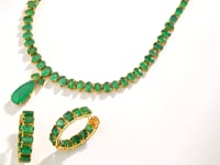 Trivina Emerald Necklace