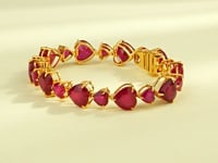 Veena Ruby Loose Bracelet