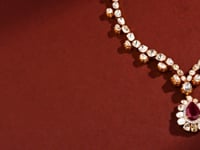 Sanika Polki And Diamond Necklace
