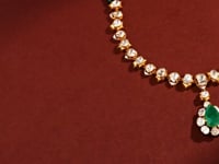 Itisha Polki And Diamond Necklace