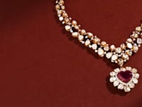 Renuka Polki And Diamond Necklace