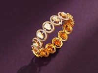 Sweta Polki And Diamond Bangle
