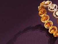 Sweta Polki And Diamond Bangle
