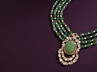 Noven Polki And Diamond Brooch