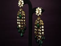 Urvita Polki And Diamond Long Earrings