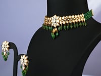 Shejali Polki And Diamond Tops
