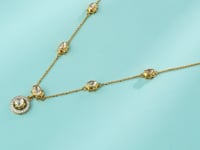 Trisha Polki And Diamond Pendant