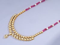 Firoza Polki And Diamond Necklace