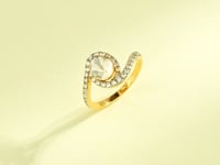 Urvi Polki And Diamond Ring