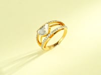Saavi Polki And Diamond Ring