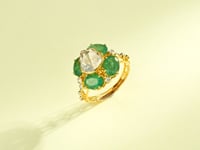 Riana Polki And Diamond Ring