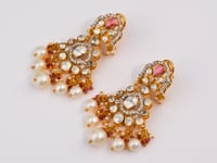 Uditi Polki And Diamond Long Earrings