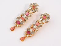 Radhika Polki And Diamond Long Earrings