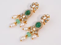 Ishani Polki And Diamond Long Earrings