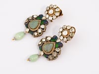 Riya Polki And Diamond Long Earrings