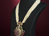 Manasvi Polki And Diamond Long Necklace