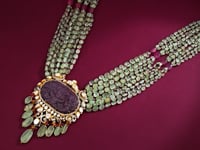 Suhavi Polki And Diamond Long Necklace
