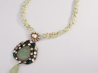 Shruti Polki And Diamond Long Necklace