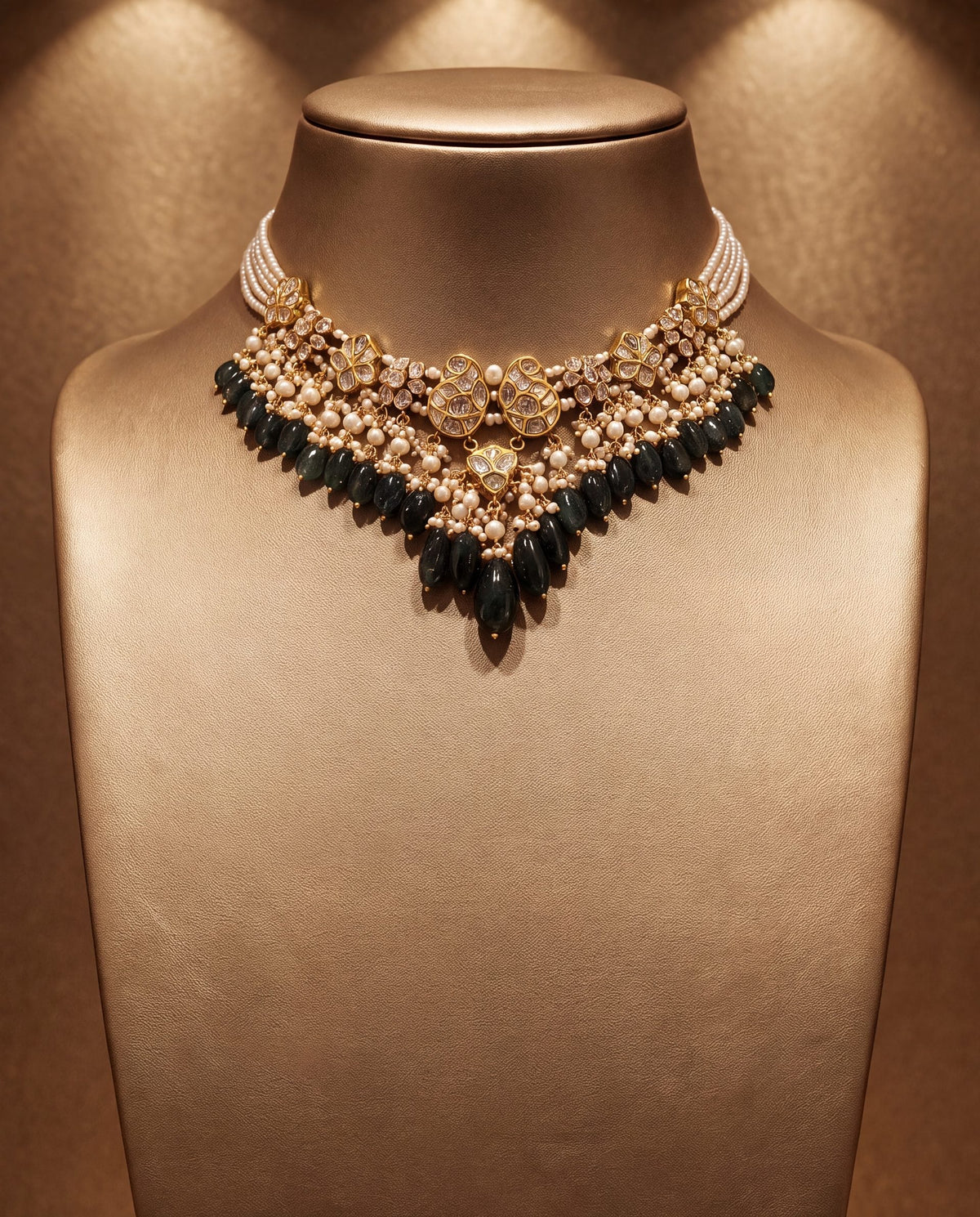 Varnika Polki Neckalce