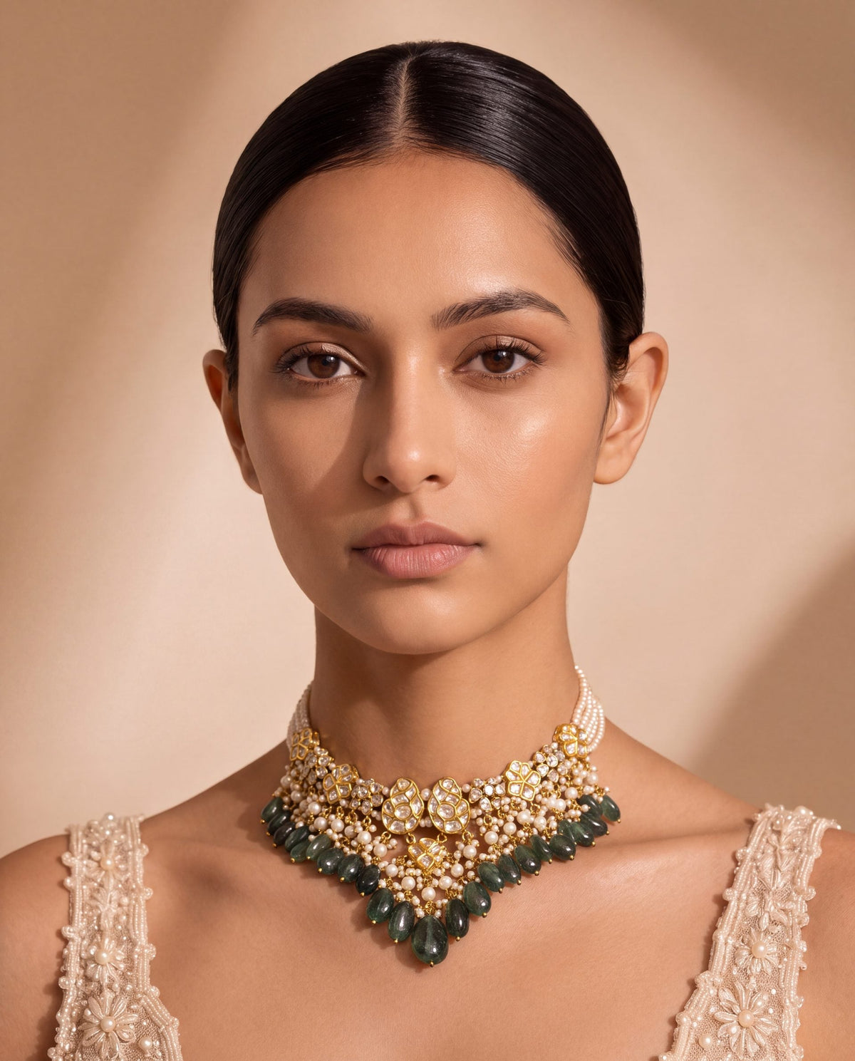 Varnika Polki Neckalce