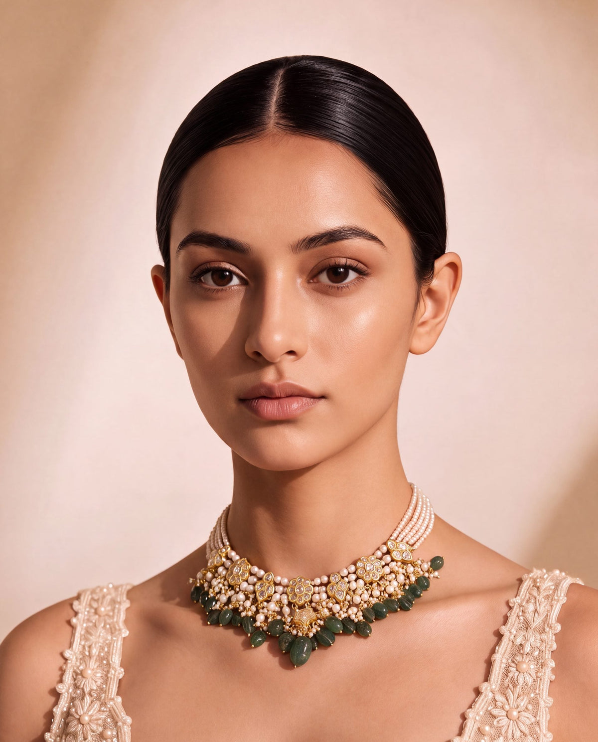 Saraya Polki Neckalce