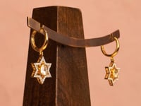Shelia Polki And Diamond Earrings