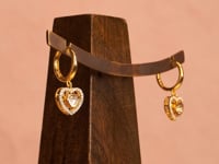Myrna Polki And Diamond Earrings
